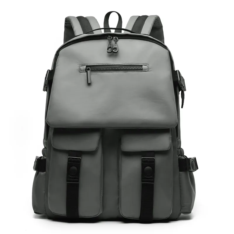 2026 New Fashion Leisure Simple Backpack Multi-function Computer Bag Large Capacity Portable Schoolbag