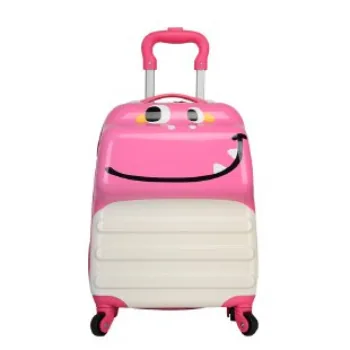 Children Hard Shell Handle School Kid's Luggage Bag Travel Toy Valise for Girls pink Suitcase
