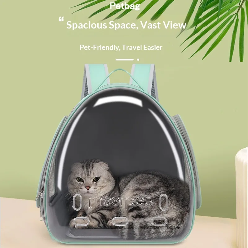 Factory-Direct Supply Oxford Cat Carrier Backpack Large-Capacity Portable Breathable All-Season Outdoor Bag 7kg Capacity