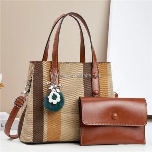 Luxury Trendy Waterproof PU Leather Shoulder Tote Bag Women