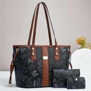 Hot Sale 3Pcs Tote Bag Set Fashion Women's PU Leather