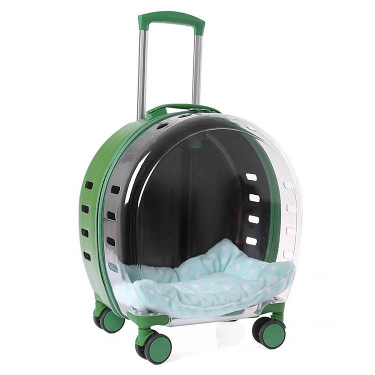 Pet Dog Trolley Backpack Portable Outdoor Cat Carrier Bag