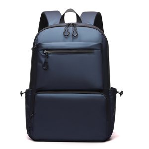 Solid Color Business Commuting Backpack Large Capacity