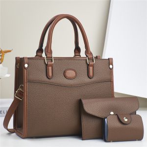 Classical Luxury Ladies Designer Handbag Set 3pcs Casual