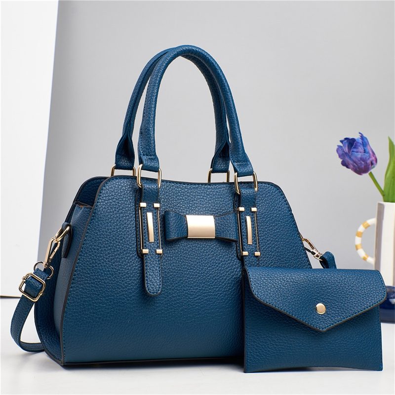 Custom Logo PU Women's Tote Shoulder Messenger Bag Casual