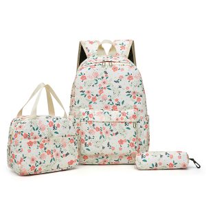Backpack New Three-piece Set Lightweight Tote Large