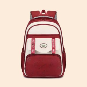 Simple Leisure School Bag with Multi-layer Large Capacity
