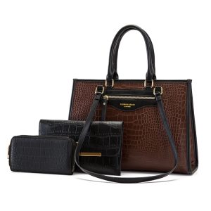 Popular Women's Tote Bag Fashion 3 Set Bags Ladies Portable