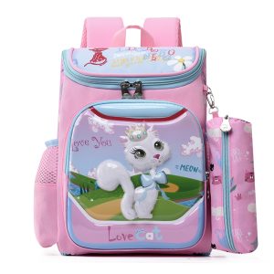 Cartoon Schoolbag Kindergarten Space Backpack Two-piece