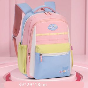 Fashion Color Backpack Large Capacity Multi-layer Easy
