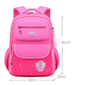 Gradient Color Student Children's Schoolbag 1-6 Grade Spine