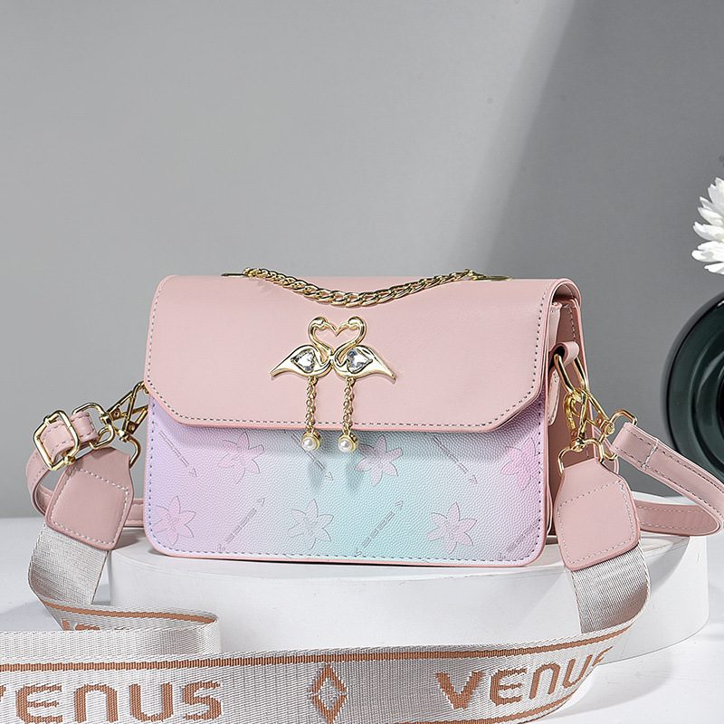 Women's PU Shoulder Bag with Western Style Simplicity