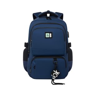 Solid Color Leisure Backpack Large Capacity Light Business