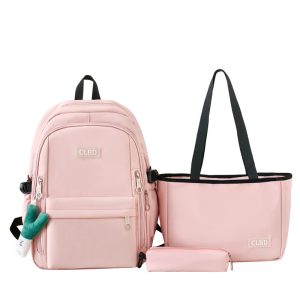 Unisex Cartoon Pattern Polyester Anti Theft School Backpack