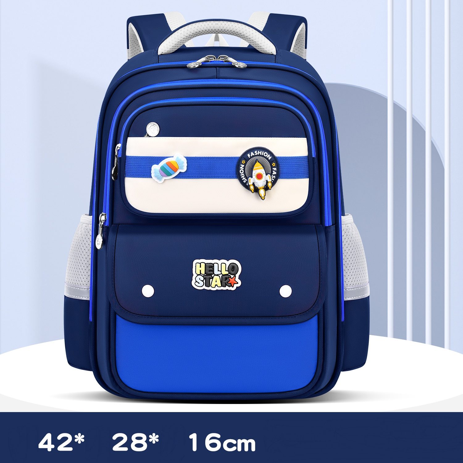 Fashion British Style Student Schoolbag Load Reduction