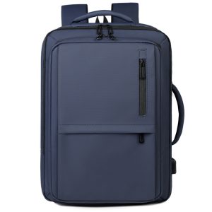 Solid Color Leisure Computer Bag Large Capacity Backpack