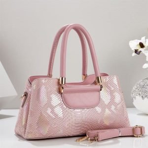 Large Capacity Crocodile Pattern Shoulder and Handbags for
