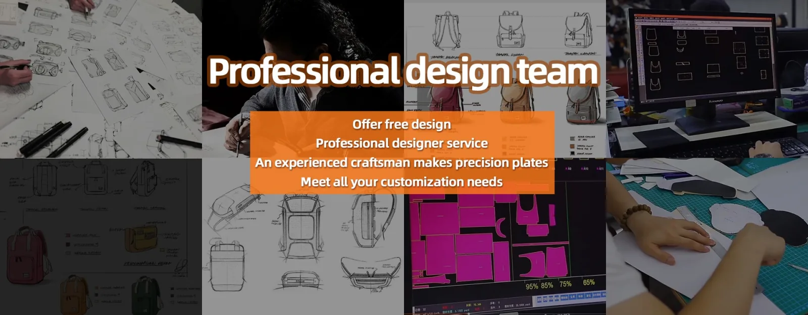 BATELI 12-person design team developing OEM/ODM bag solutions
