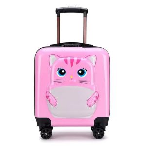 Hard Shell Girl Fashion Luggage Trolley 18 Inch Boy Cartoon