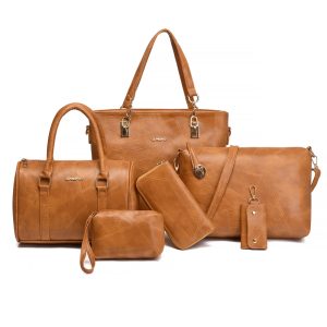 Shoulder Bag Women's Large Capacity Bag Retro Tote Bag Set