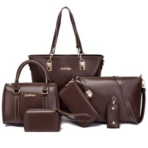 Shoulder Bag Women's Large Capacity Bag Retro Tote Bag Set