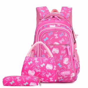 Customized logo Student Backpack Large Capacity Lunch Bag