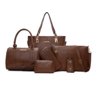 2026New Fashion PU Handbag Six-piece Sets Slung Handbags