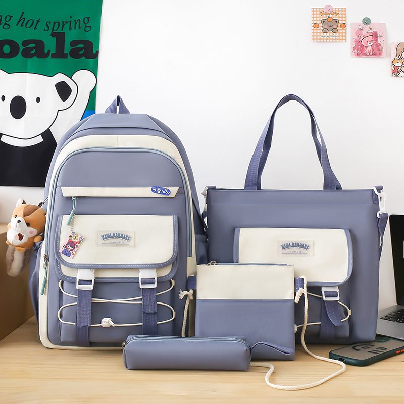 Student Schoolbag Female New Large-Capacity Backpack Ins