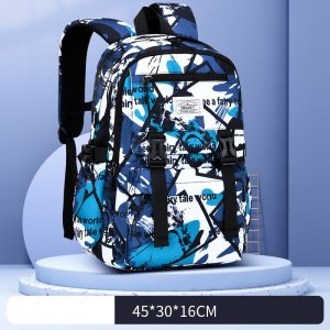 Graffiti Student Schoolbag 1-6 Grade Spine protection