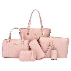 Shoulder Bag Women's Large Capacity Bag Retro Tote Bag Set