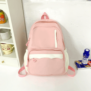 Backpack Casual Student Schoolbag Korean Style Ins Simple