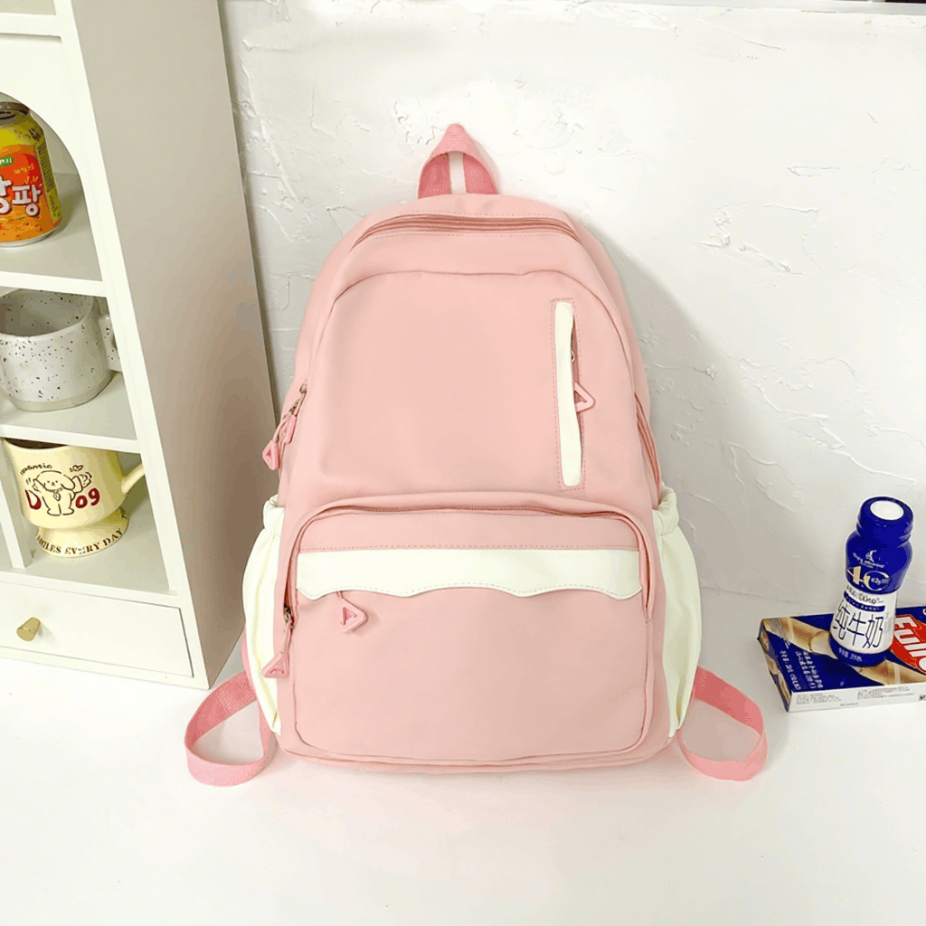 Backpack Casual Student Schoolbag Korean Style Ins Simple