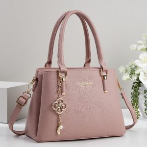 Elegant Luxury PU Waterproof Tote Bag Women Daily Use