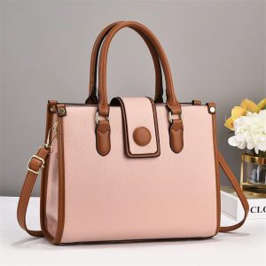 Wholesale New Vintage Casual PU Leather Large Handbag Women
