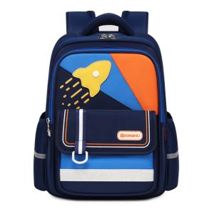 Fashion Color School Bag Student Trend Multi-layer Large