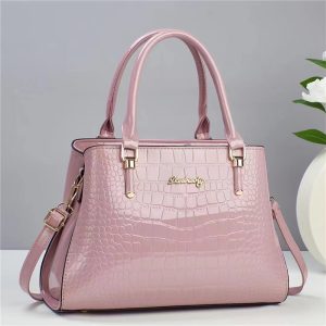 Large Capacity New Minimalist Fashion Versatile Two Zipper
