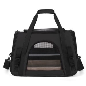 Portable Breathable Oxford Material Crossbody Pet Bag for