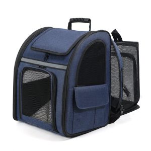 Moorpet Oxford Cat & Dog Pet Carrier Backpack-Portable