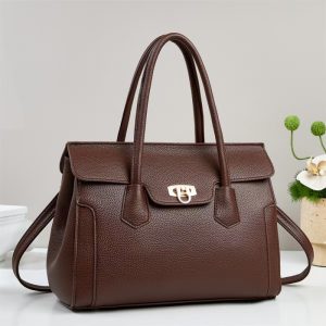 Fashion New Pu Leather Rivet Zipper Large Capacity Single