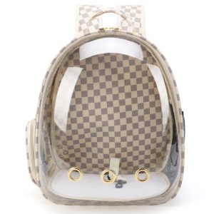 Pet Carrier Backpack for Cats & Dogs with Transparent Sides