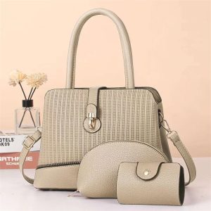 Retro Three Piece Crossbody Bag Korean Edition Tote Bag
