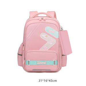 Fashion Two - Piece School Bag 1-6 Grade Load Relief ridge