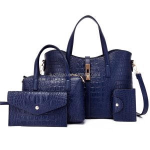 High Quality Girls' Casual Tote 2- Piece Bag Color-Matching