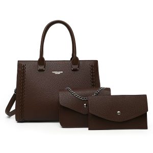 Design PU Lychee Leather Large Capacity Low-key Elegant