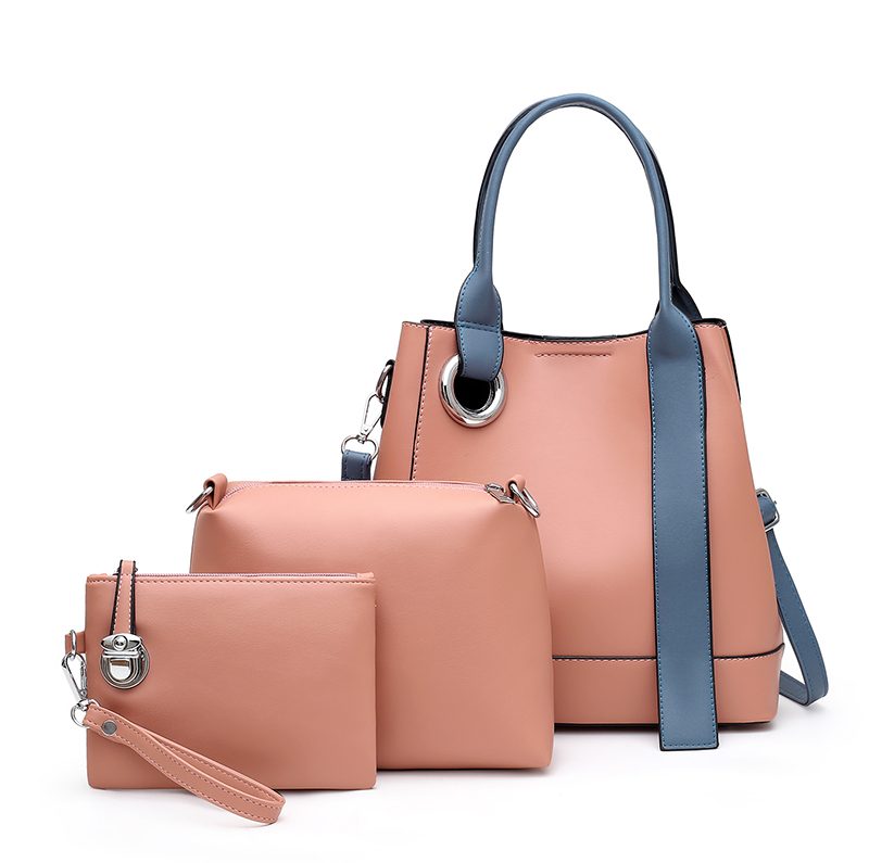Style High Quality Women Shoulder Bag 3 in 1 Handbag Set