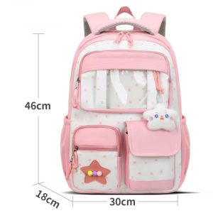 Polka Dot High Appearance Level Student Schoolbag,