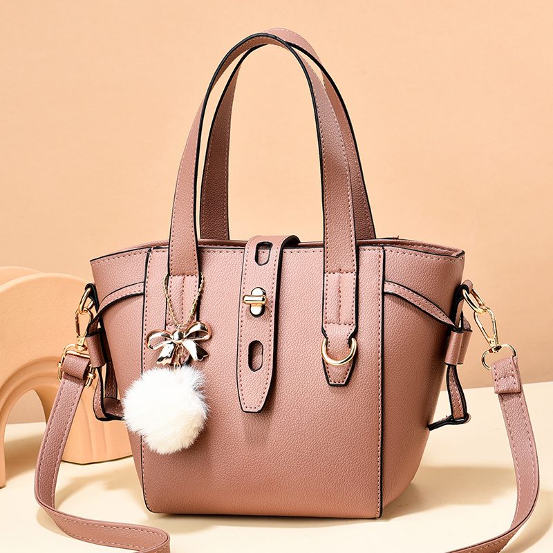 Large Capacity Casual Tote Customised Logo Leather Woman's