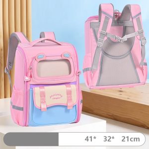 Color Matching Trend Schoolbag Easing Spine protection