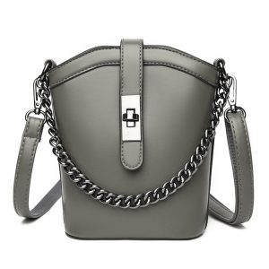 Fashion Versatile Exquisite Chain Decoration PU Leather