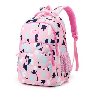 Fashion Girls Primary School Backpack with Geometric